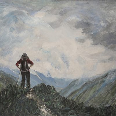 mont blanc from la tour hiking adventure