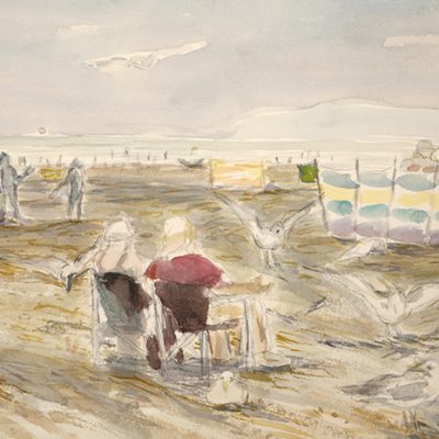 cambers sands beach painting