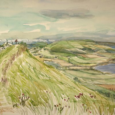 Kimmeridge Bay South West Coast Path landscape