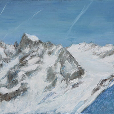 reaching the top of col monetier ecrins haute route when ski touring