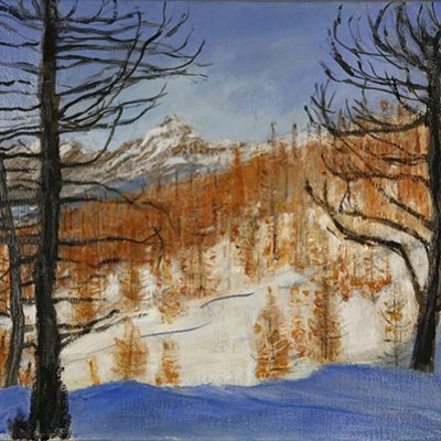 mountain landscape winter snow alps skiing italy