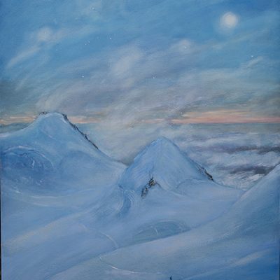 italian haute route nocturne alpine mountaineering landscape