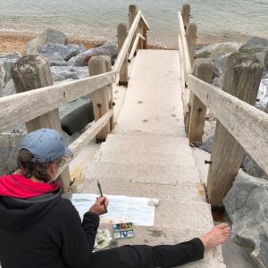 beesands plein air devon surf