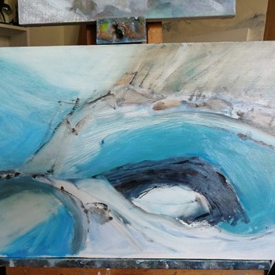 Arolla cave started March 2022