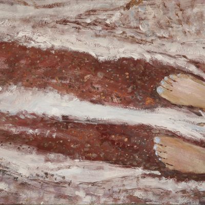 Ness cove beach shaldon teignmouth devon oil painting sea