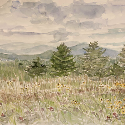 Paradise Road Bethel Maine view to mountains