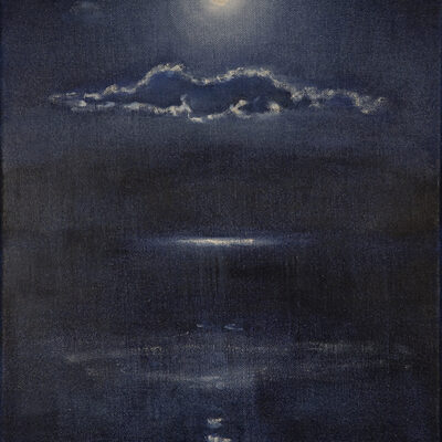 dark of the moon lake in Maine